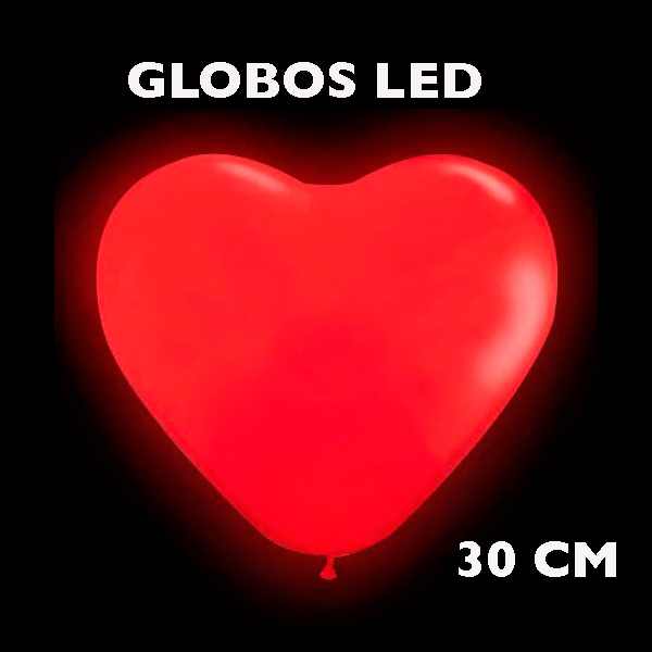 globos de corazon led baratos