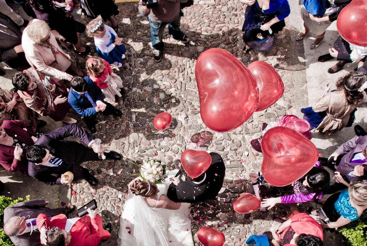 globos con forma de corazon