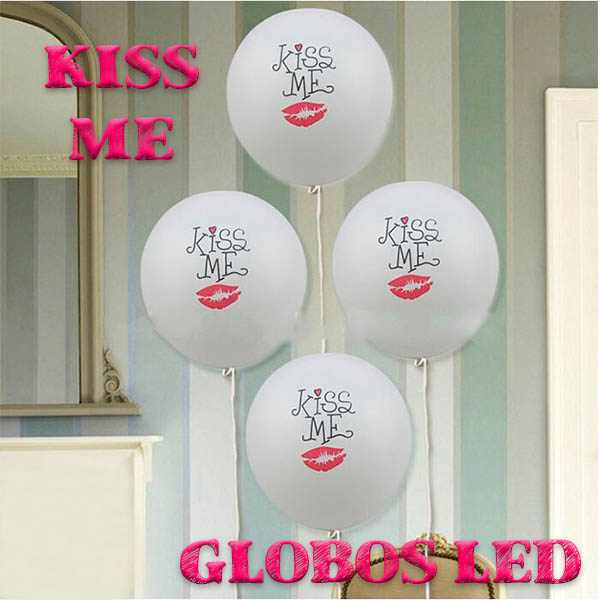 globos led blancos boda