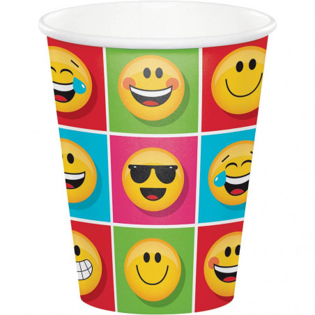 8 vasos fiesta emoji