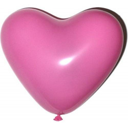 Rebajas corazón globos Ø 30 cm rosa 10 unidades herzballon globo de helio