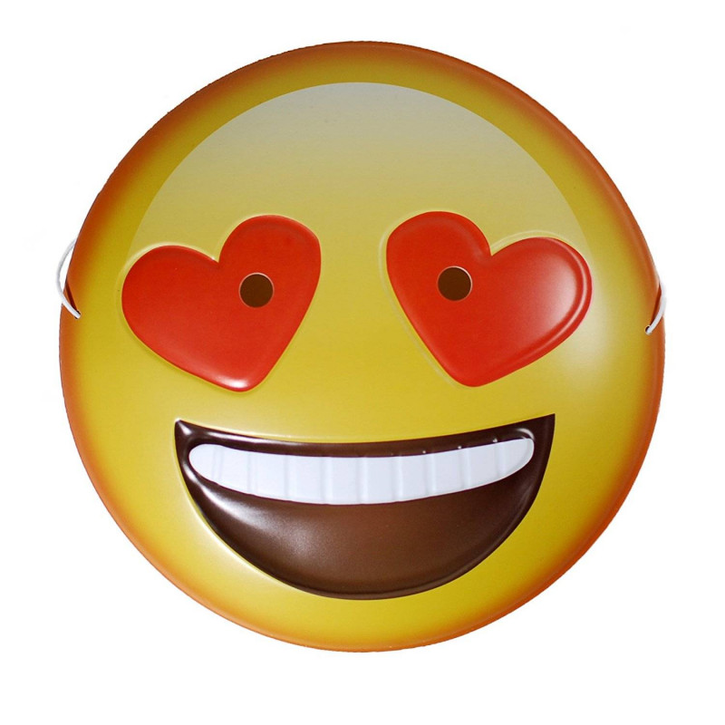 Careta emoji cara corazon whatsapp