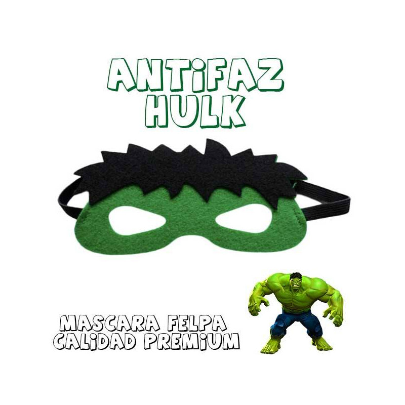 Máscara superheroe hulk