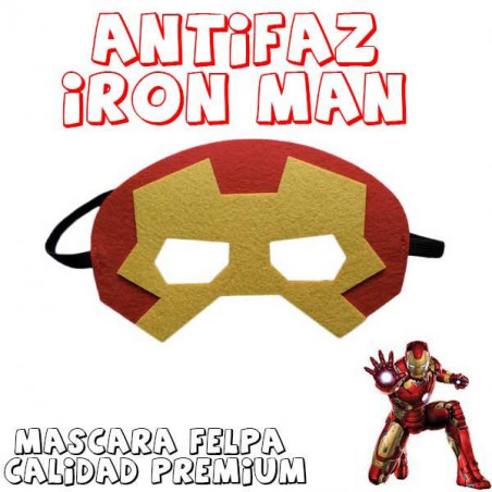 Máscara superheroe iron man