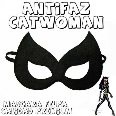  Antifaz de Catwoman felpa por solo  €