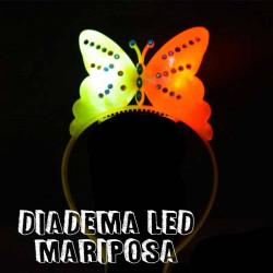 Diadema de mariposa luminosa 