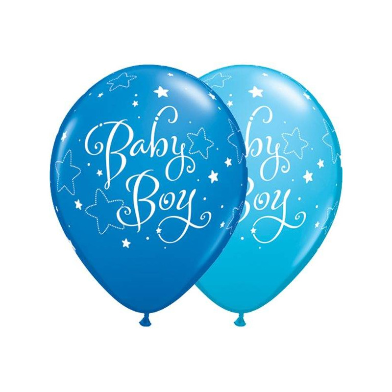 globos de bebe azul