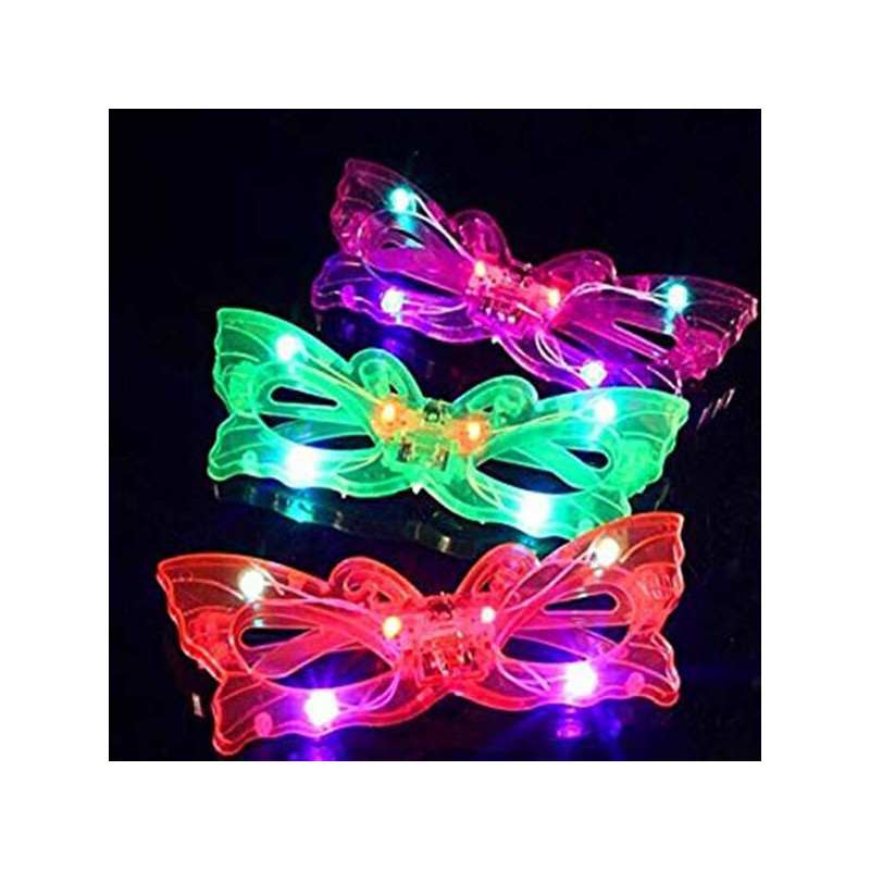 Gafas luminosas led mariposas