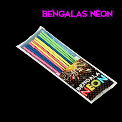 12 Bengalas fluorescente neon
