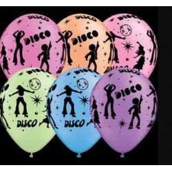 Globos disco neon 
