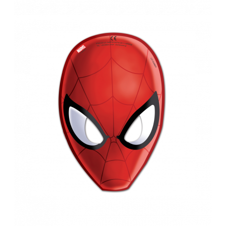 6 caretas superheroes Spiderman