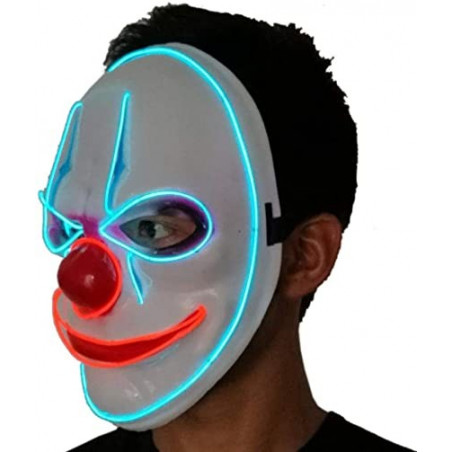 Máscara de Payaso LED