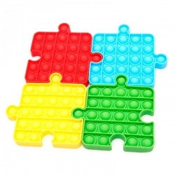 Juguete Antiestrés Fidget Toy Bubble Pop Forma de Puzzle