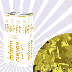 Pack de 10 Cañones Confeti para Bodas, Dorado y Plateado