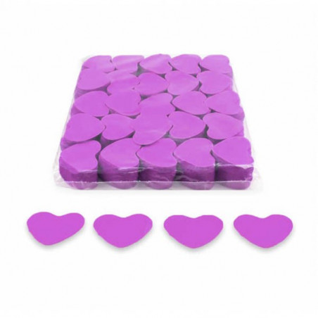 Confeti papel corazones biodegradable 1kg