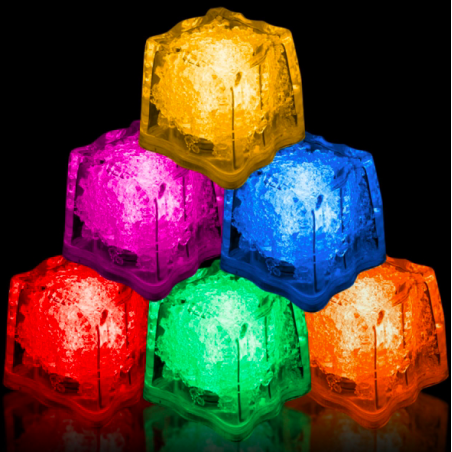 Cubitos de hielo led RGB