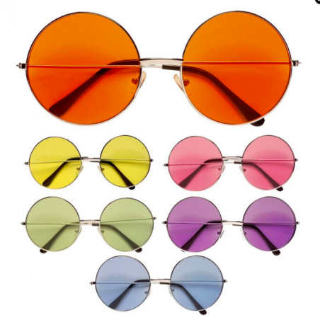 Gafas de Hippie Multicolor para hombre y mujer