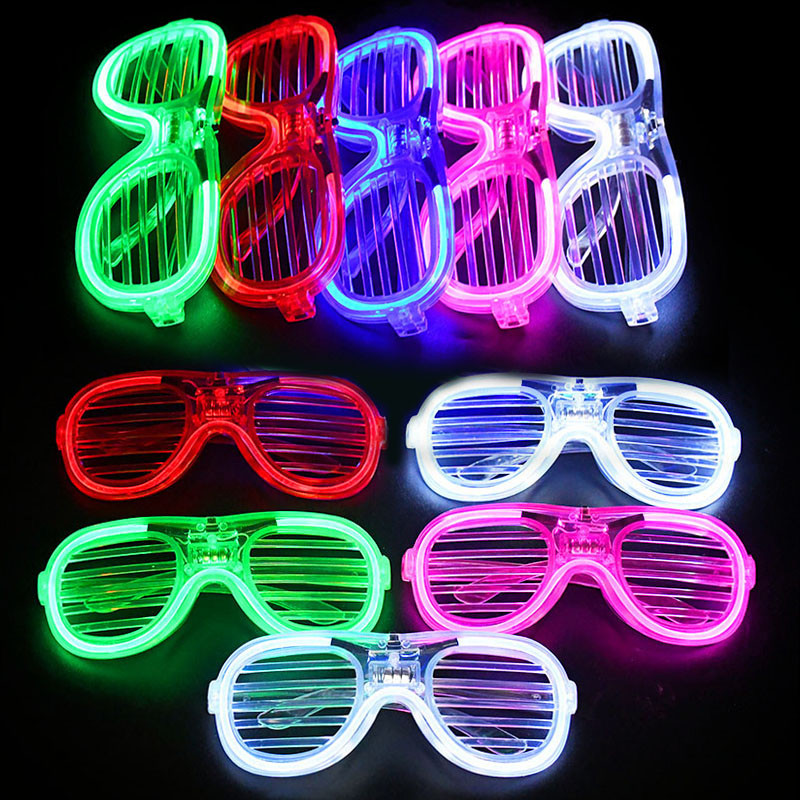 Gafas Luminosas LED, 12 Piezas Gafas Led Gafas para Fiestas Gafas