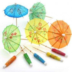 Paraguas/sombrilas para cocteles 
