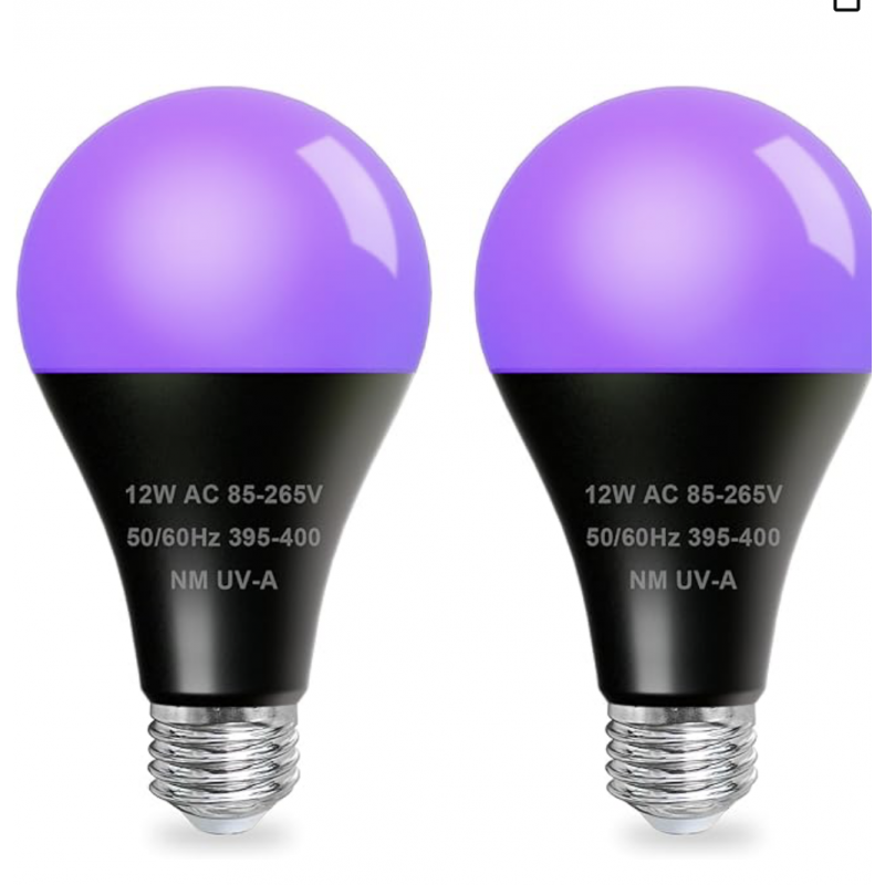 Doc Brown 6th Gen 16SMD LED UV Grow Light Bulb – 395nm, E26/E27, 1.8W, Engineer Certified