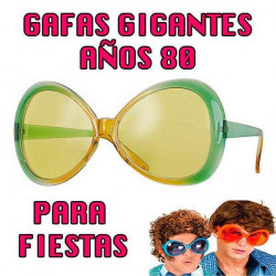 Gafas fiesta años 80
