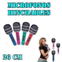 Microfono hinchable 26cm