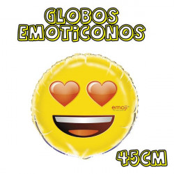 globos emoticono emoji corazones