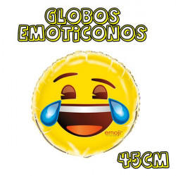 globos emoticono lagrimas risa