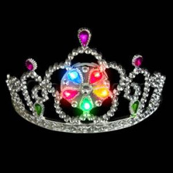 Tiara princesa disfraz led