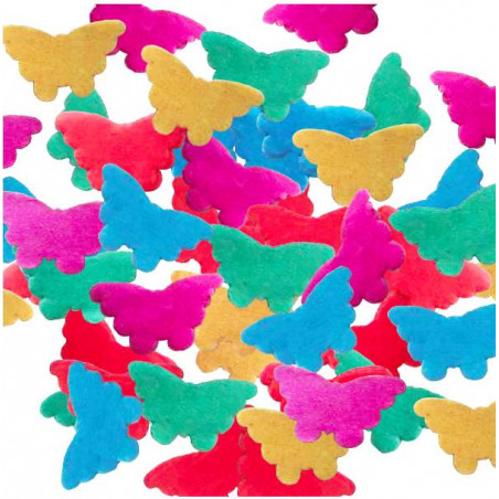 cañón confeti mariposas papel seda