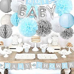Decoración para un  baby shower encantador