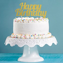 Topper de tartas para fiestas de cumpleaños y eventos