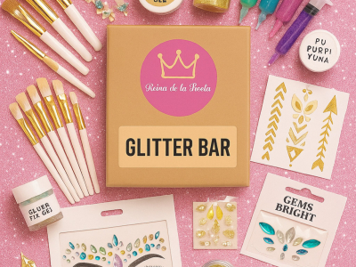 ✨ Brilla sin límites: monta tu propio Glitter Bar para bodas o eventos