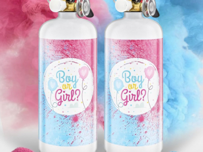 Vuelven en stock los Extintores para Revelación De Sexo Del Bebe 30 Cm